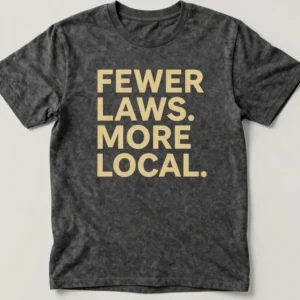 Fewer Laws More Local